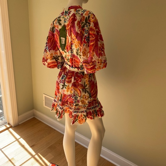 Farm Rio Women’s Spring Bananas Belted Minidress - Size L. - Picture 8 of 10